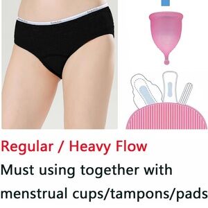 Demifill teen menstrual underwear size 10-12